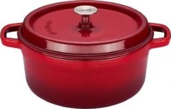 Sola - Braadpan Cm Oranje/rood Gietijzer