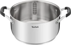 Tefal Cook & Cool E493S6 - Set 3-delig (kookpan 20/24 + Steelpan 16) 26 Tefal Cook & Cool E493S6 - Set 3-delig (kookpan 20/24 + Steelpan 16) -Pot Kortingswinkel 1200x772 2