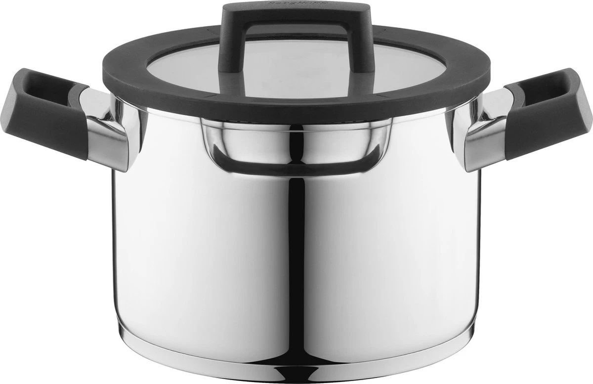 BergHOFF GEM Downdraft Pannenset - 6 Delige Set - 3 Pannen 16 BergHOFF GEM Downdraft Pannenset - 6 Delige Set - 3 Pannen - Afbeelding 14