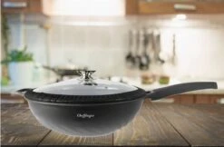 Chefflinger Wokpan - Antiaanbak - 32cm 15 Chefflinger Wokpan - Antiaanbak - 32cm -Pot Kortingswinkel 1200x787