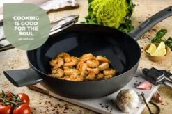 ISENVI Avon Keramische Wok Met Deksel 36 CM - Ergo Greep 11 ISENVI Avon Keramische Wok Met Deksel 36 CM - Ergo Greep -Pot Kortingswinkel 1200x799 16