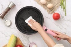 Royalty Line Inductie Pannenset - Luxe 14-delige Pannenset Marmeren Coating - Pannen Met Afneembare Handvaten - Oven-Ready - PFAS-Vrij - Voor Alle Warmtebronnen - Afneembare Koudgrepen - Antiaanbaklaag - Koekenpan Met Glazen Deksels - Roze -Pot Kortingswinkel 1200x799 54