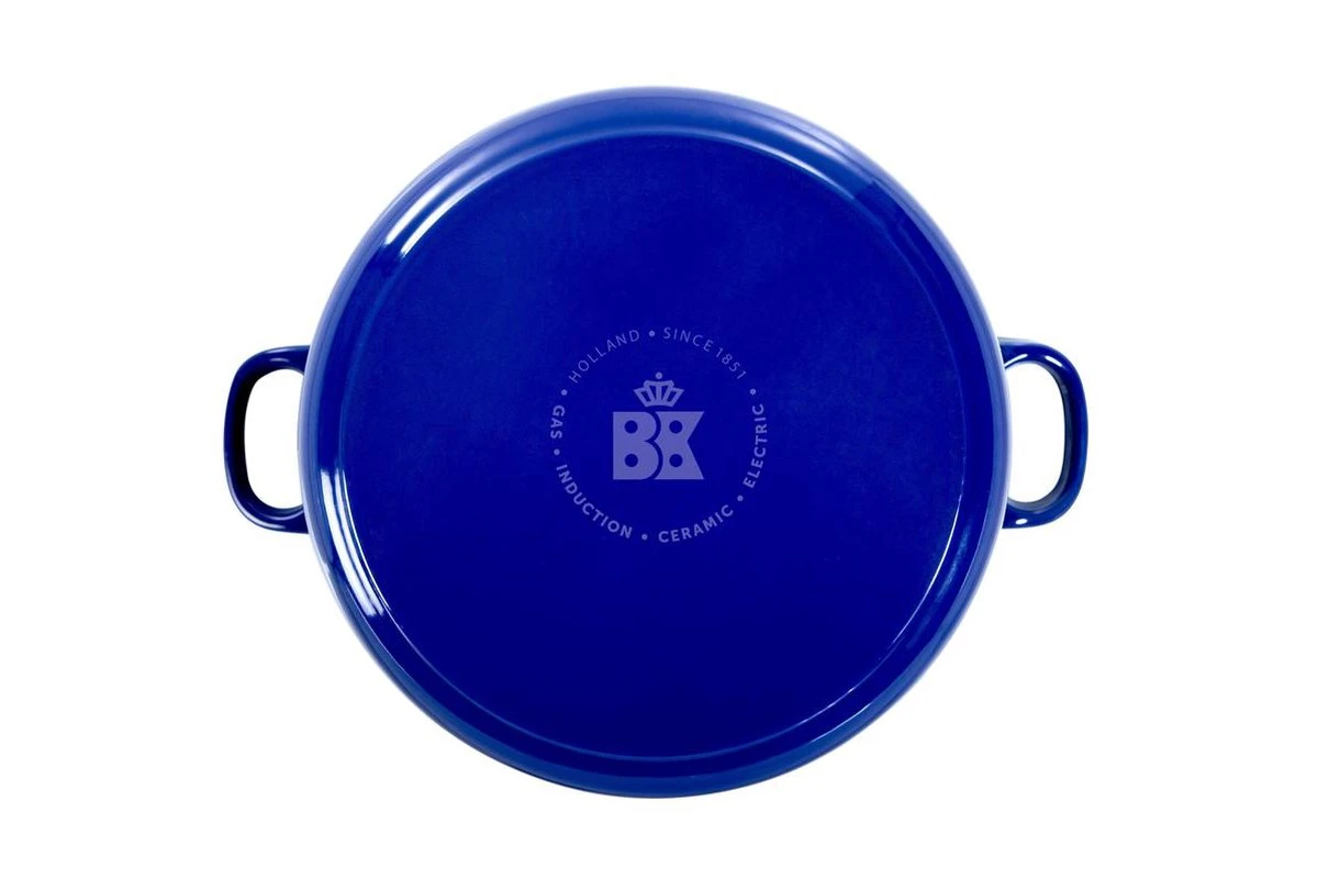 BK Bourgogne Braadpan Ø 24 Cm - Blauw - Gietijzer - Inductie 8 BK Bourgogne Braadpan Ø 24 Cm - Blauw - Gietijzer - Inductie - Afbeelding 6