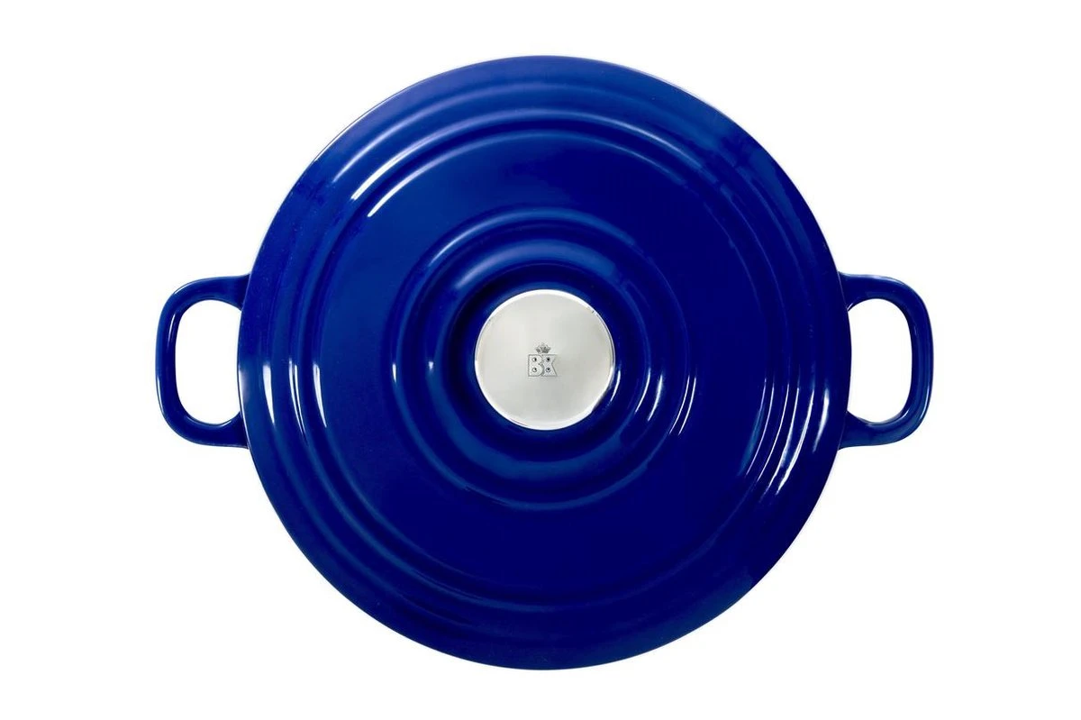 BK Bourgogne Braadpan Ø 24 Cm - Blauw - Gietijzer - Inductie 11 BK Bourgogne Braadpan Ø 24 Cm - Blauw - Gietijzer - Inductie - Afbeelding 9
