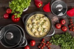 Smile 10-Delige Pannenset - Anti Aanbaklaag - Vaatwasser Bestendig - Zwart - MGK-17 -Pot Kortingswinkel 1200x800 141