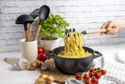 Smile 10-Delige Pannenset - Anti Aanbaklaag - Vaatwasser Bestendig - Zwart - MGK-17 -Pot Kortingswinkel 1200x800 143