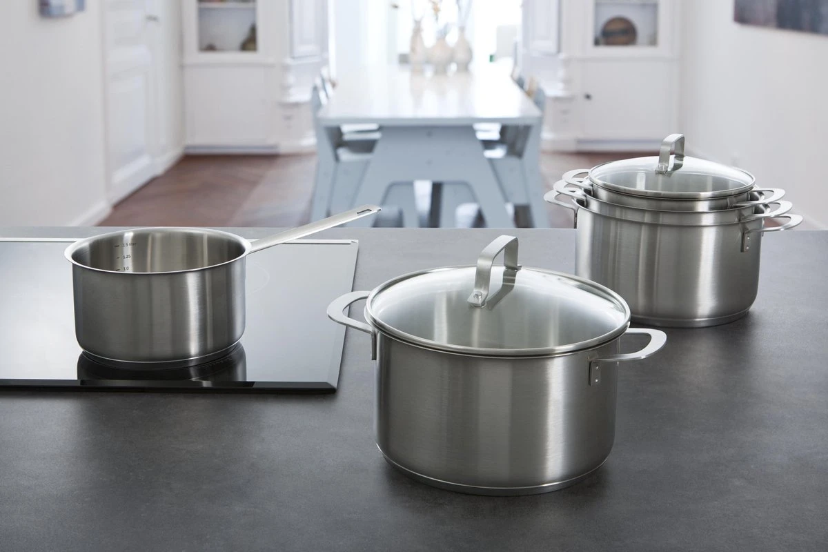 BK Bistro Pannenset - 5 Delig - Inductie 4 BK Bistro Pannenset - 5 Delig - Inductie - Afbeelding 2