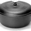 Gietijzeren Braadpan - 28 Cm - Pure Gietijzer - Niet Geëmailleerd - Geschikt Voor Inductie - Stoofpan Met Deksel - Sudderpan - Zwart -Pot Kortingswinkel 1200x826 8