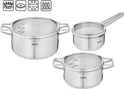 Tefal Nordica Pannenset 3 Delig - Steelpan Ø 16 Cm & Kookpan Ø 20 + Ø 24 Cm 41 Tefal Nordica Pannenset 3 Delig - Steelpan Ø 16 Cm & Kookpan Ø 20 + Ø 24 Cm -Pot Kortingswinkel 1200x853 1