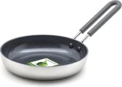 GreenPan Mini Koekenpan 14cm - Zilver - Inductie - PFAS-vrij -Pot Kortingswinkel 1200x856