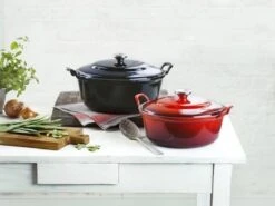 Le Creuset Braadpan Faitout Tradition Kersenrood - ø 24 Cm / 3 Liter -Pot Kortingswinkel 1200x898 8