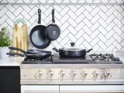 GreenChef Diamond Koekenpannenset Ø 20cm + Ø 28cm - Zwart - Inductie - PFAS-vrij -Pot Kortingswinkel 1200x899 13