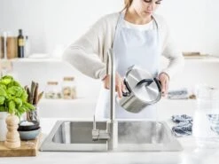 BK Flow Cool Pannenset - 4-delig – RVS Deksels - Veilig Afgietsysteem - Geschikt Voor Alle Warmtebronnen -Pot Kortingswinkel 1200x899