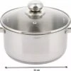 Kinghoff 4325 - Kookpan Met Deksel - Ø 12 Cm -Pot Kortingswinkel 1200x907