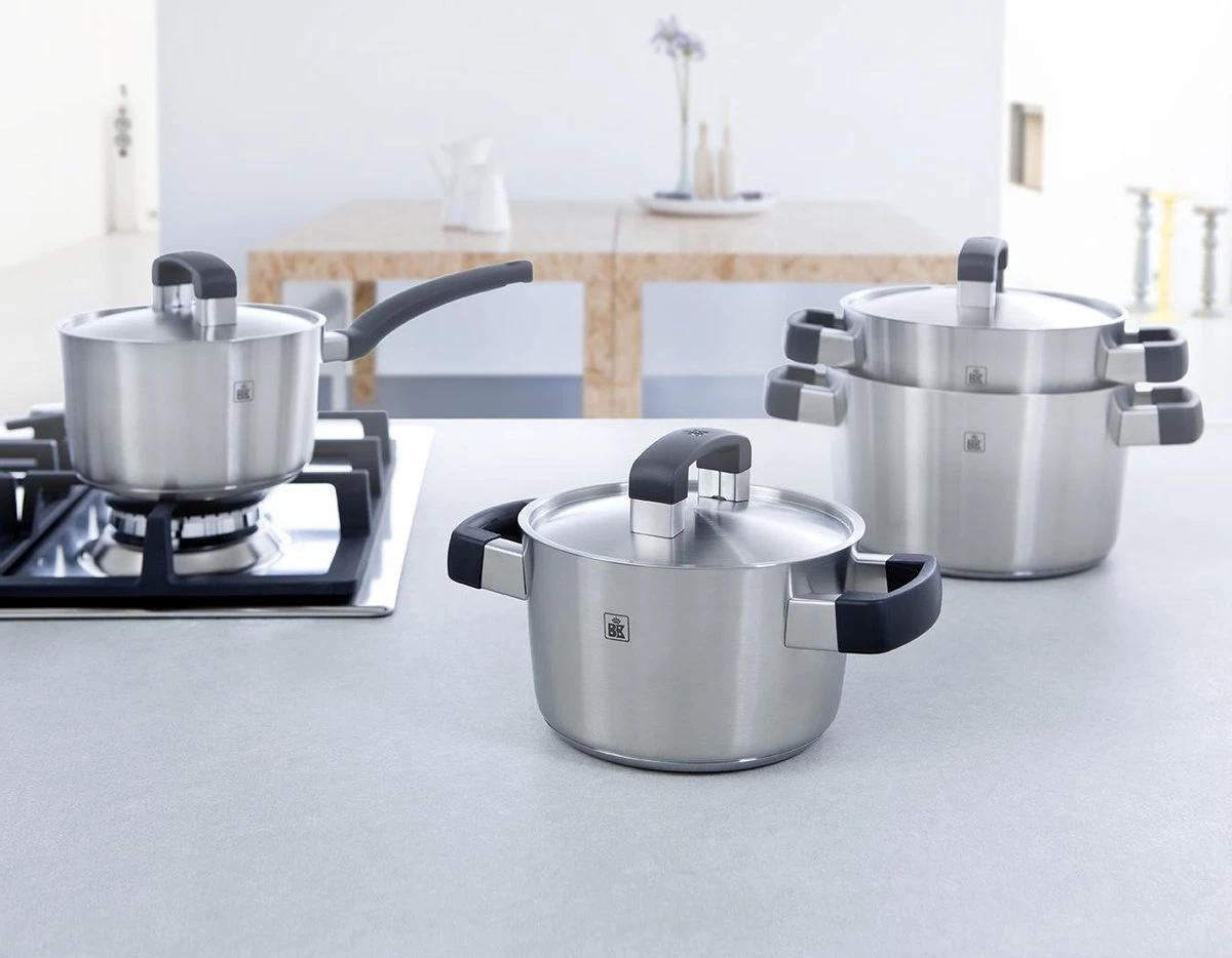 BK Conical Cool Kookpan - Ø 20 Cm - RVS - Inductie 4 BK Conical Cool Kookpan - Ø 20 Cm - RVS - Inductie - Afbeelding 2