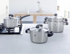 BK Conical Cool Pannenset - 4-delig - RVS – Geschikt Voor Alle Warmtebronnen -Pot Kortingswinkel 1200x935