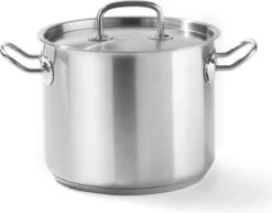 Hendi RVS Kookpan Hoog 5 Liter Kitchen Line + Deksel