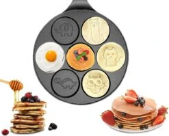 Pancake Pan Met Dierlijke Vormen - Pannenkoekenpan - Crêpemaker - Pancakes Set -Pot Kortingswinkel 1200x968 2