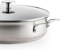 KitchenAid Stainless Steel Hapjespan Met Glazen Deksel ø28cm - RVS - Inductie - Anti-aanbak 13 KitchenAid Stainless Steel Hapjespan Met Glazen Deksel ø28cm - RVS - Inductie - Anti-aanbak -Pot Kortingswinkel 1200x995 3